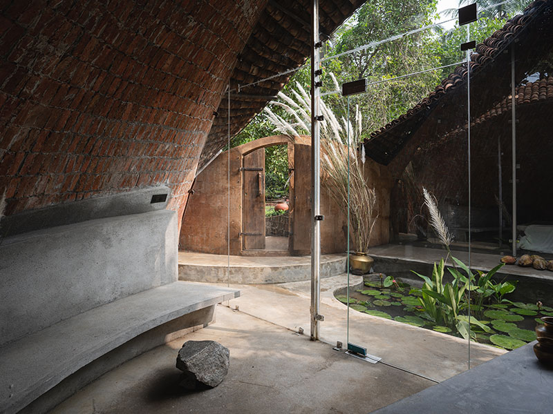 Broken tile mosaic outer shell camouflaging with forest floor