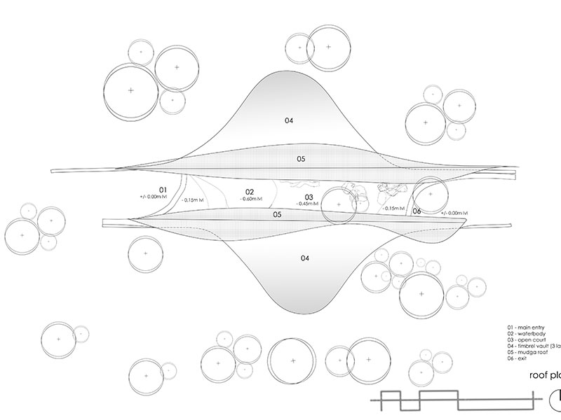 Ground Floor Plan & Tree Grid
